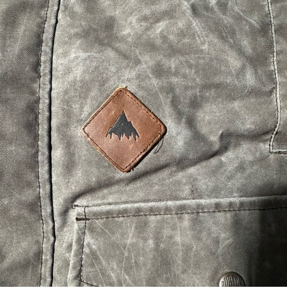 Burton Dryride Men's Gray hooded snowboarding Jacket size smalll - Picture 3 of 15